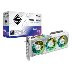 ASRock AMD Radeon RX 9070 XT Steel Legend 16GB Graphics Card