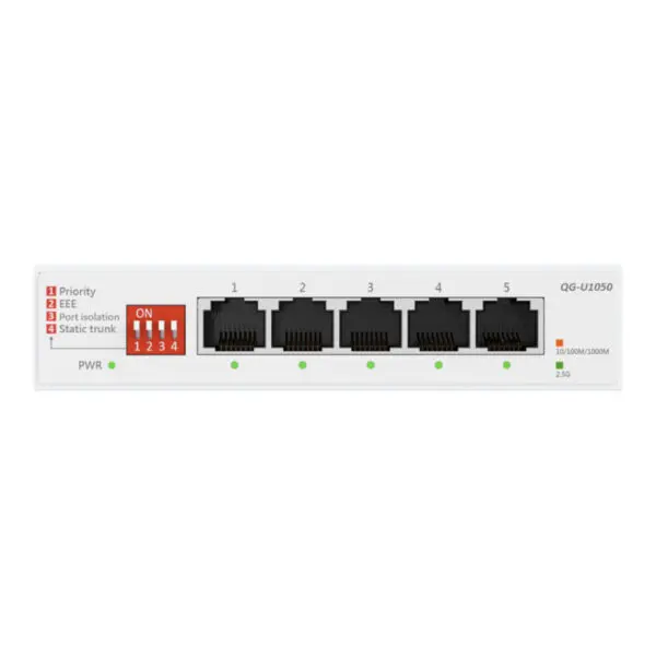 ASUS 5×2.5G Unmanaged Network Switch – White