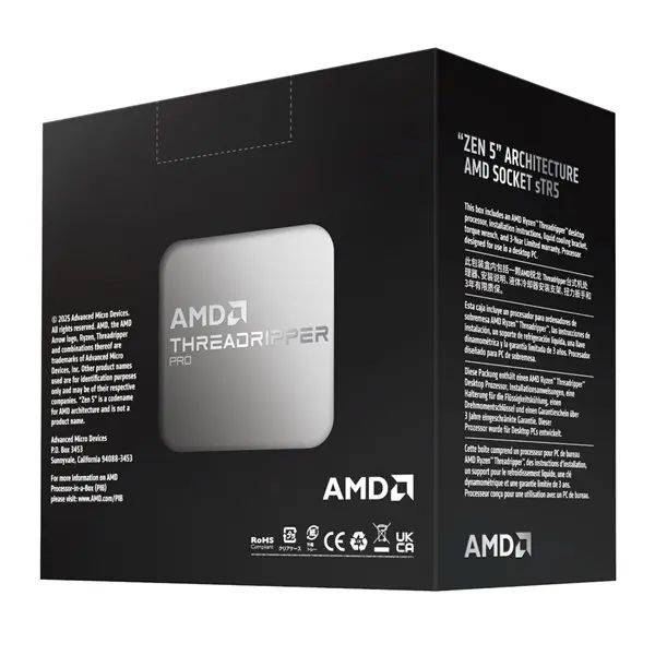 AMD Ryzen Threadripper Pro 9975WX 32-Core 4.0GHz CPU