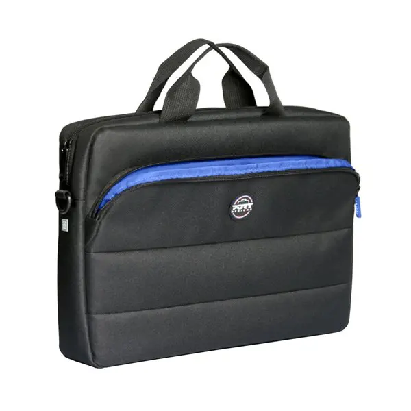 Port Designs Portland II Eco 14/16" Essential Top Loading Laptop Bag – Grey