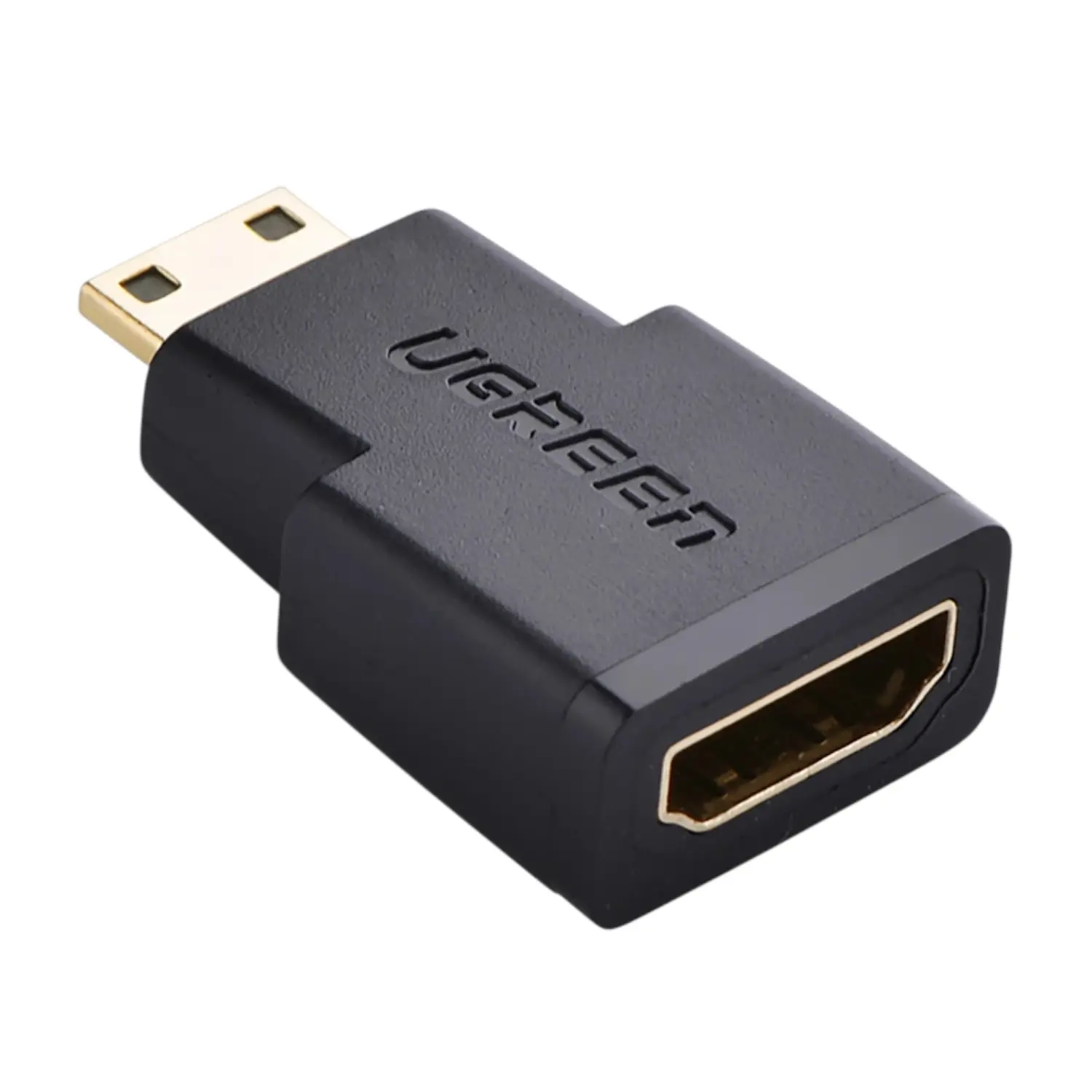 20101-20101 UGreen-20101-20101-Mini-HDMI-to-HDMI-Adapter-Black wr 01 UGREEN 20101-20101 Mini HDMI to HDMI Adapter - Black