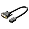 UGREEN DVI to HDMI Cable Adapter 15cm | Male to Female | 1080p Full HD – Black