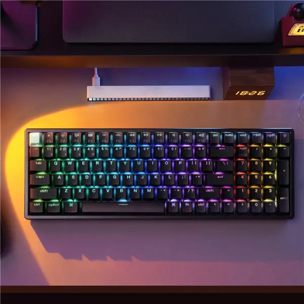 Keychron K4 HE 96% Magnetic Switch Hot-Swap RGB Wireless Keyboard – Black
