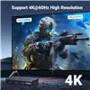 UGREEN 2-In-1 HDMI KVM Switch 4 USB Ports 4K@60Hz–Black