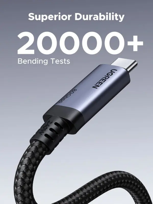 UGREEN USB4 Gen4 240W USB-C to USB-C Cable (Black)