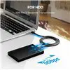 UGREEN Type-C to USB 3.0 Cable 1m – Fast Charging 3A, 5Gbps Sync – Black