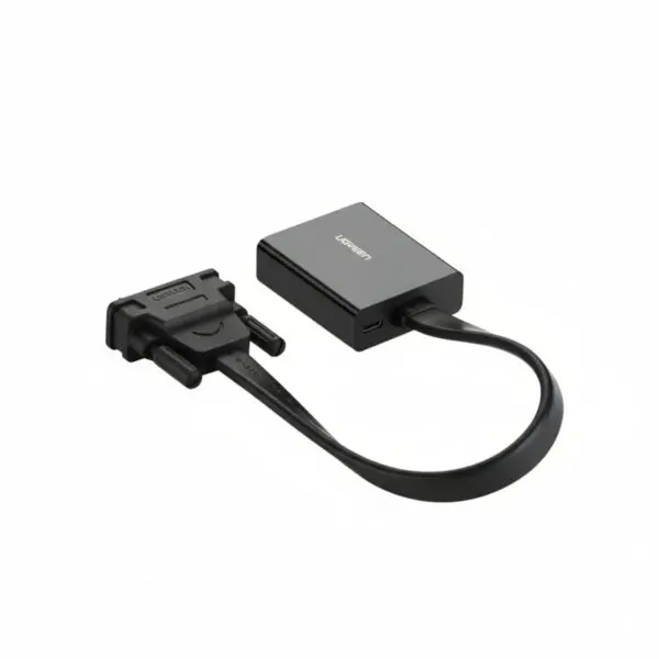 UGREEN DVI-D 24+1 to VGA Active Video Adapter (Male to Female) – Black