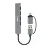 Port Connect USB Type-C to 4-port USB-A 3.0 Hub