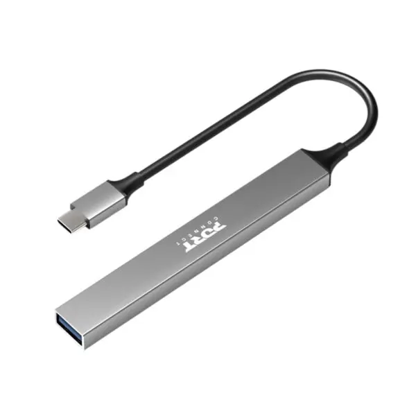 Port USB Type-C Hub 4 x USB + 1 x Charging Port