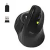 Port Connect Bluetooth + Wireless Rechargeable Ergonomic Trackball Mouse