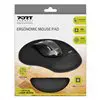 Port Ergonomic Gel Mouse Pad - Black