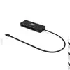Port USB Type-C to 1 x RJ45|1 x USB3.0 SS|1 x Type-C 85W PD|1 x HDMI2.0|1 x VGA 30cm Cable Dock - Black