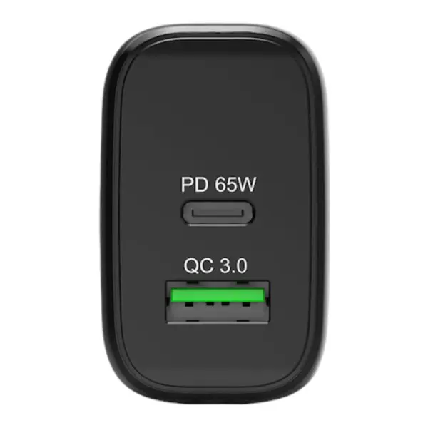 Port Connect 65W GaN Type-C and USB-A Fast Charger