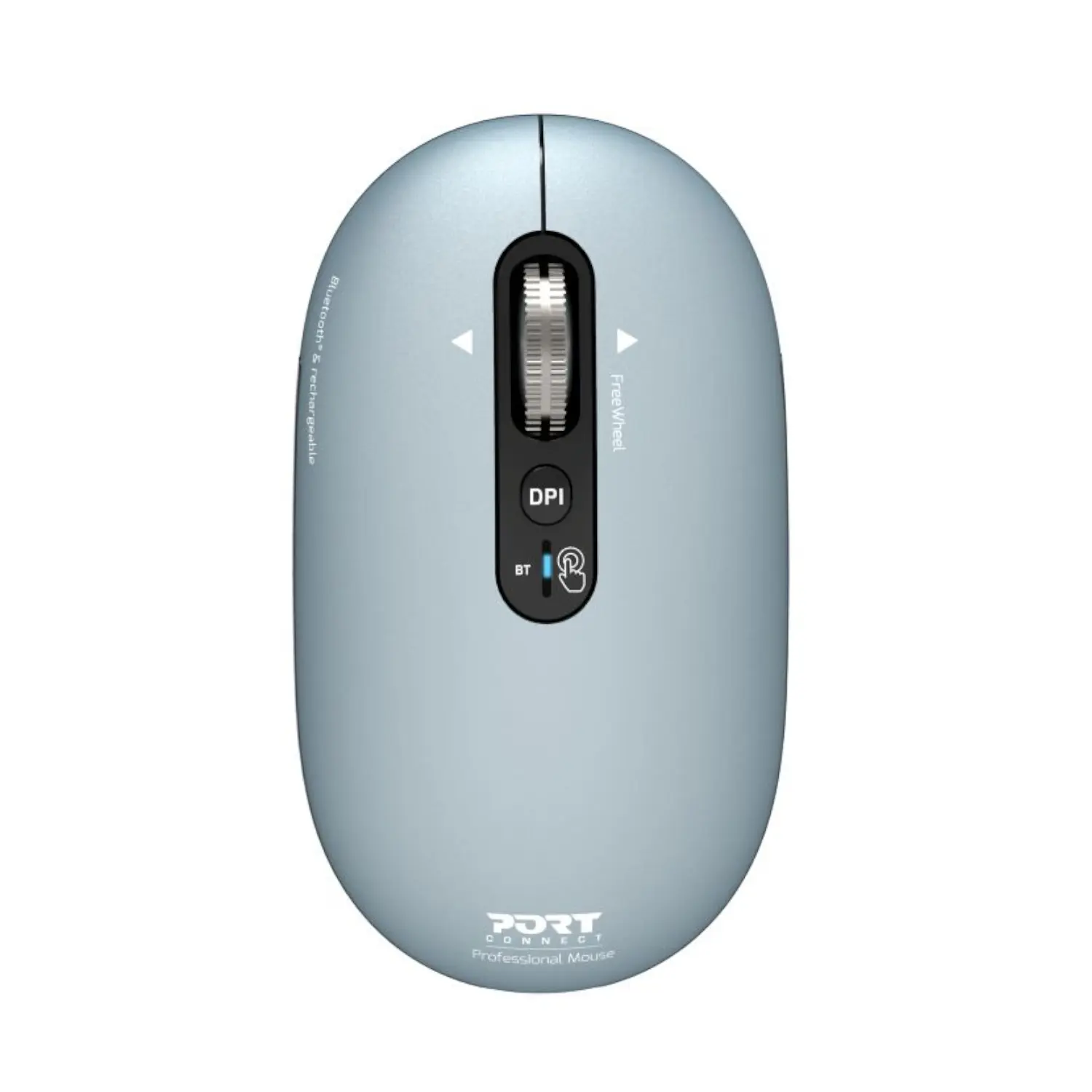910500 Port-Connect-PURE-MAC-Rechargeable-Wireless-Bluetooth-Mouse-Storm wr 01 Port Connect PURE MAC Rechargeable Wireless and Bluetooth Mouse - Storm