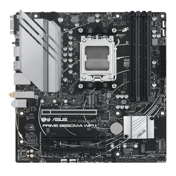 Asus PRIME B650M-A WIFI II M-ATX Gaming Motherboard