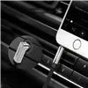 UGREEN AV119 Right-angled 3.5mm Flat Aux Cable 1.5m - Black/Silver