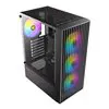 Antec AX27 RGB ELITE ATX Gaming Chassis - Black