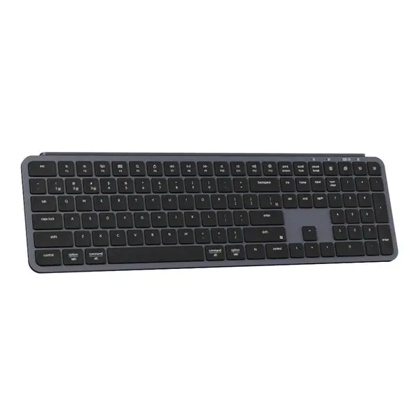 B6P-K1 wr 02a Keychron B6 Pro Ultra-Slim 100% Wireless Keyboard – Space Grey