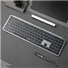 B6P-K1 wr 04a Keychron B6 Pro Ultra-Slim 100% Wireless Keyboard – Space Grey