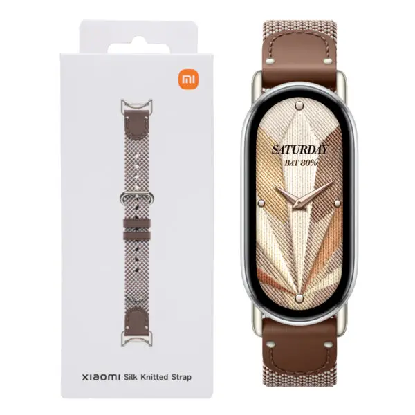 Xiaomi Smart Band 10 Knitted Silk Strap - Feather Brown