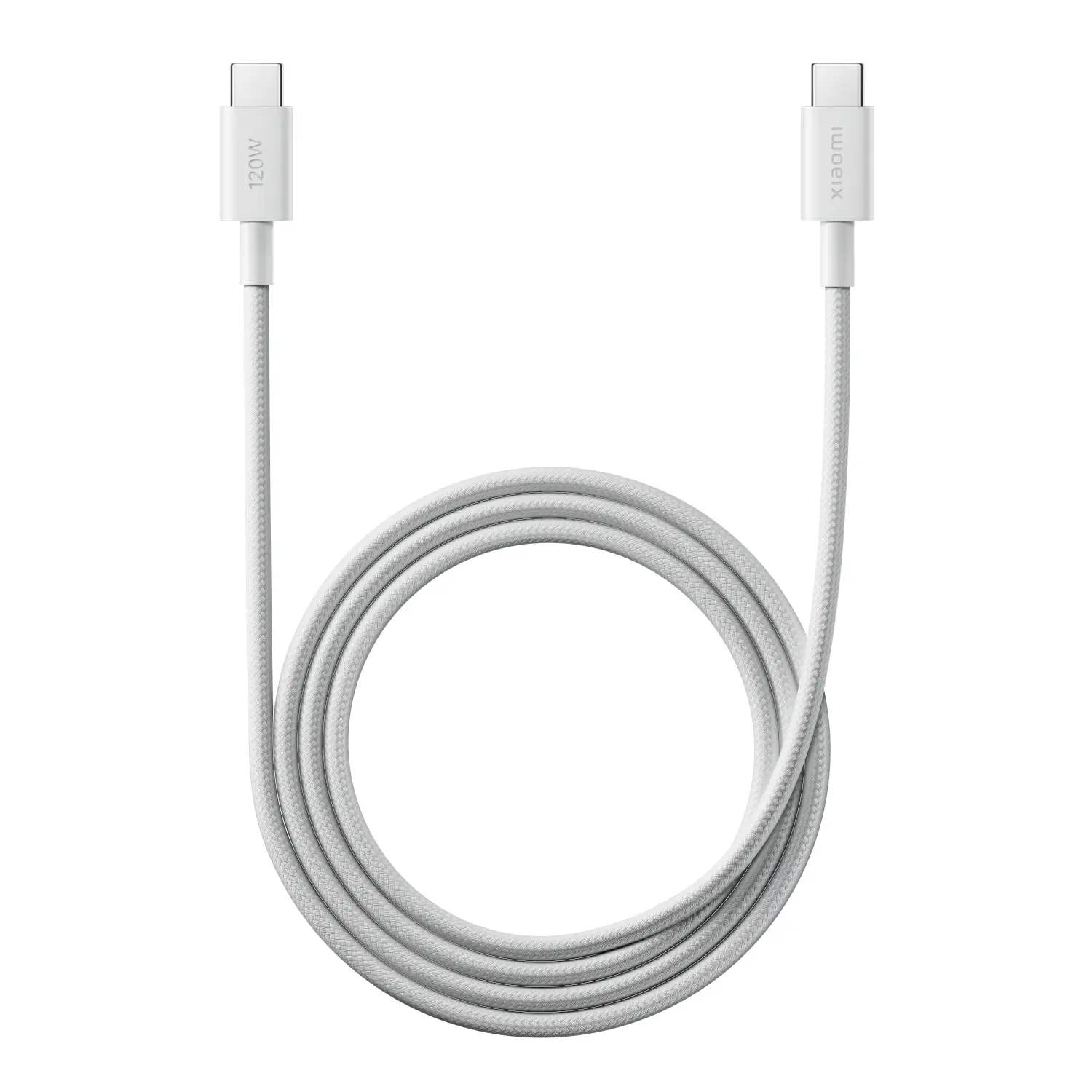 BHR087KGL Xiaomi-6A-Braided-USB-Type-C-to-USB-Type-C-Cable-1m-White wr 01 Xiaomi 6A Braided USB Type-C to USB Type-C Cable (1m) - White
