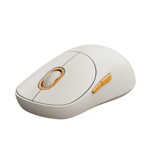 Xiaomi Wireless Mouse 3, Dual-Mode Bluetooth, 1200DPI Sensor - Off-White