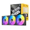 Antec Connect 120 Reverse ARGB PWM Fan 3 Pack - Black