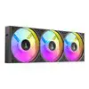 Antec Connect 120 Reverse ARGB PWM Fan 3 Pack - Black