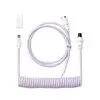 Keychron Coiled Aviator Cable - Light Purple/Straight