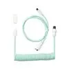 Keychron Coiled Aviator Cable - Mint/Straight