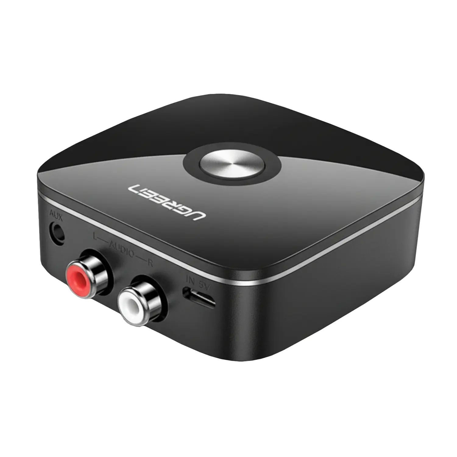 CM106-40759 UGreen-CM106-Bluetooth-5.0-Receiver-Adapter-Black wr 01 UGREEN CM106 Bluetooth 5.0 Receiver RCA Adapter - Black