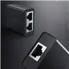 UGREEN RJ45 Splitter Adapter 2 Pack (Black)