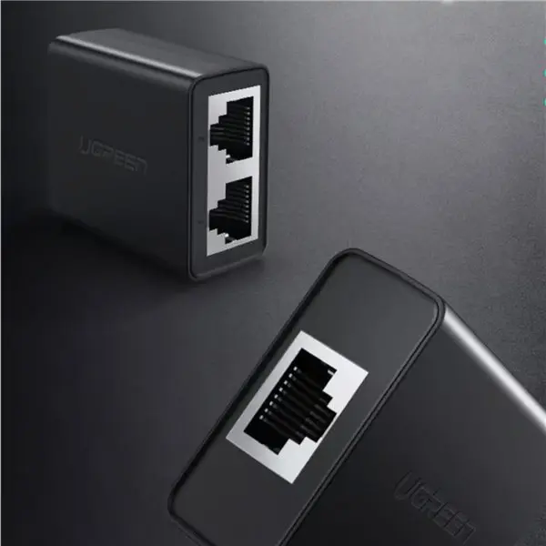 UGREEN RJ45 Splitter Adapter 2 Pack (Black)