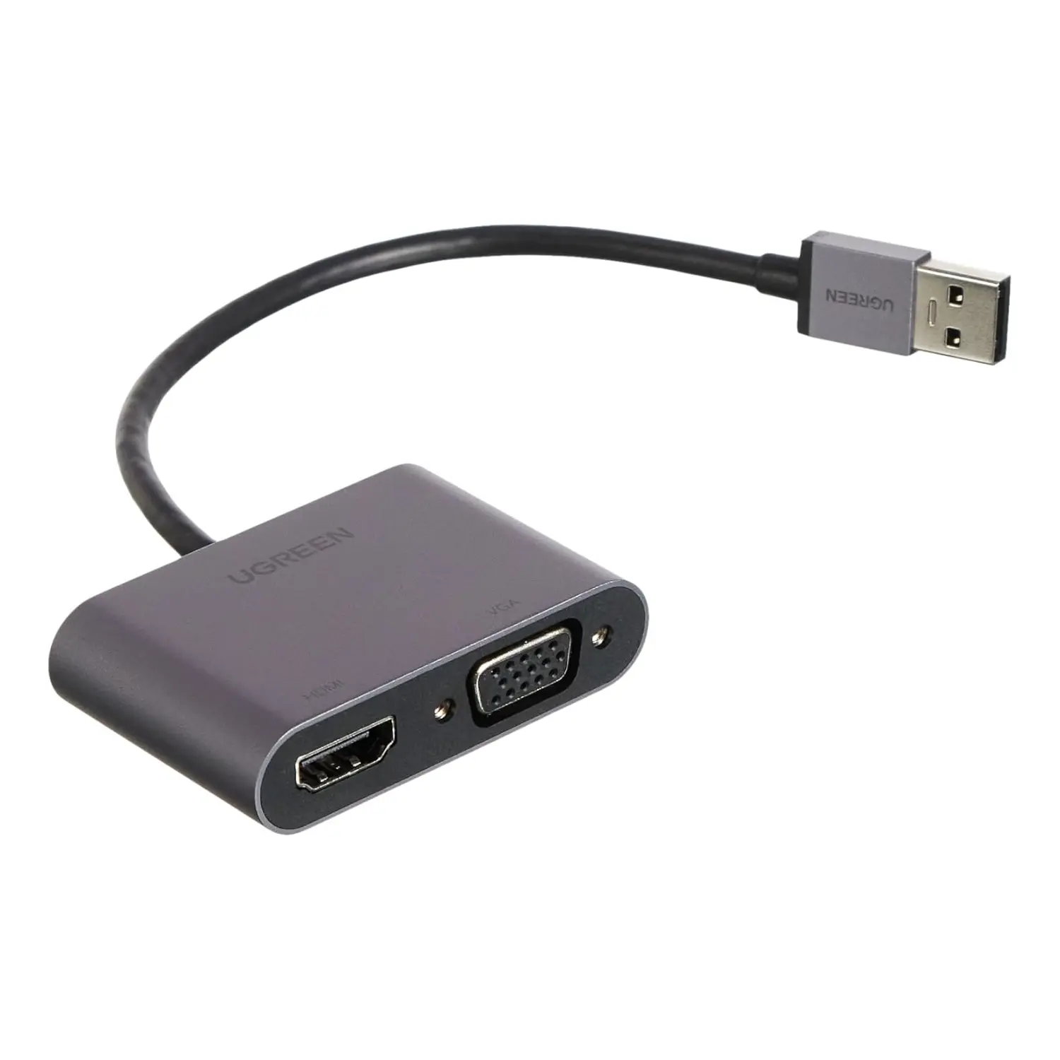 CM449-20518 UGreen-CM449-USB-A-to-HDMI-VGA-1080P-Display-Adapter wr 01 UGREEN CM449 USB-A to HDMI + VGA 1080P Display Adapter