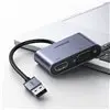 UGREEN CM449 USB-A to HDMI + VGA 1080P Display Adapter