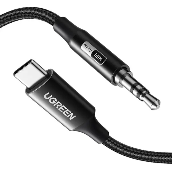 UGREEN USB Type-C to 3.5mm AUX Audio Cable 3M - Black