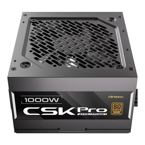 CSK1000-PRO-WR-4 Antec CSK1000 PRO ATX3.1 Semi-Modular 1000W Power Supply (80 PLUS Bronze, PCIe 5.1, ATX 3.1 Certified)