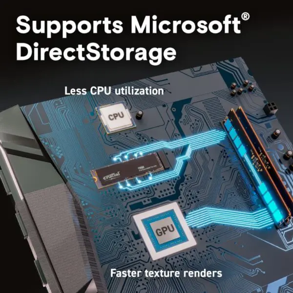 Crucial T500 4TB M.2 NVMe Gen4 NAND SSD