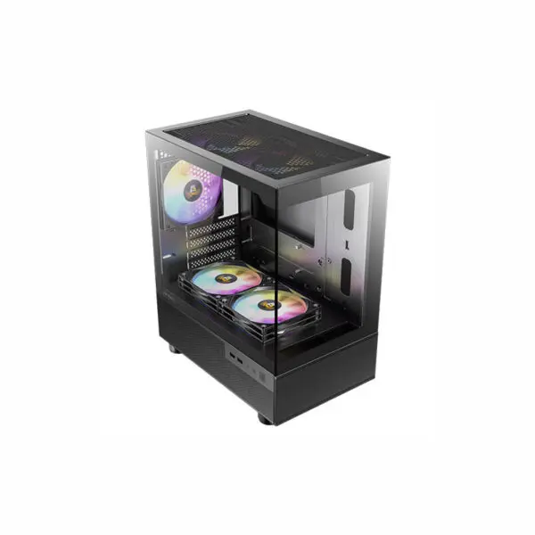 Antec CX200M Elite Micro-ATX | ITX RGB Mini-Tower Gaming Chassis - Black