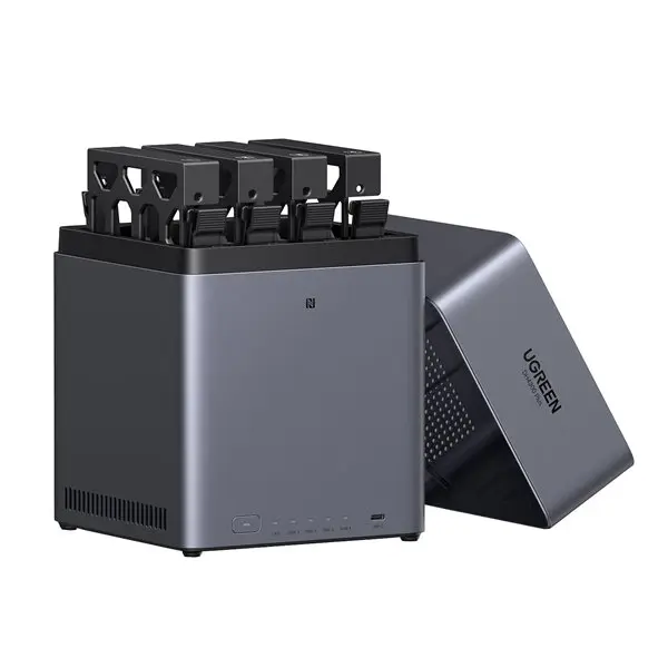 DH4300PLUS-85660 UGreen-DH4300-PLUS-4-Bay-NAS-Storage-Grey wr 02a UGREEN DH4300 PLUS 4-Bay NAS Storage
