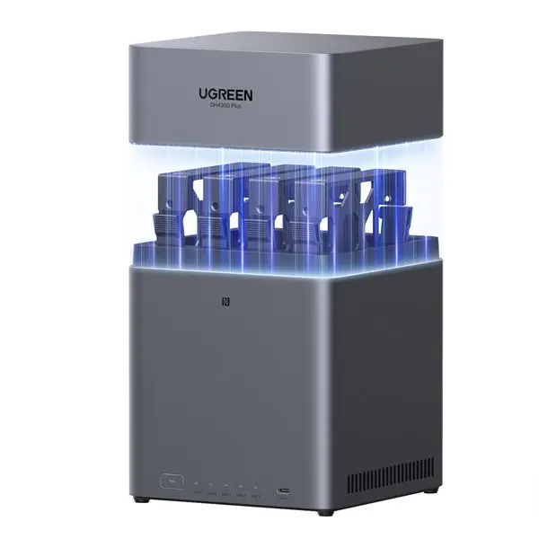 DH4300PLUS-85660 UGreen-DH4300-PLUS-4-Bay-NAS-Storage-Grey wr 03a UGREEN DH4300 PLUS 4-Bay NAS Storage