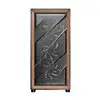 Antec FLUX ATX WOOD Mid Tower Gaming Chassis – Black