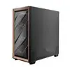 Antec FLUX ATX WOOD Mid Tower Gaming Chassis – Black