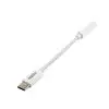 Gizzu USB Type-C to 3.5mm AUX Audio Adapter - White