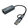 GAPCGB Gizzu-Gizzu-USB-to-Gigabit-1000Mbps-Adapter-Grey wr 03a Gizzu High Speed Type-C/A to Gigabit Adapter Poly
