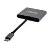 Gizzu 4-in-1 Type-C to Dual HDMI Hub