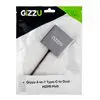 Gizzu 4-in-1 Type-C to Dual HDMI Hub