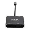 Gizzu 4-in-1 Type-C to HDMI/VGA/USB3.0 Hub