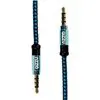 Gizzu 3.5mm AUX Cable 1.5m - Black/Blue