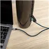 Gizzu 3.5mm AUX Cable 1.5m - Black/Blue